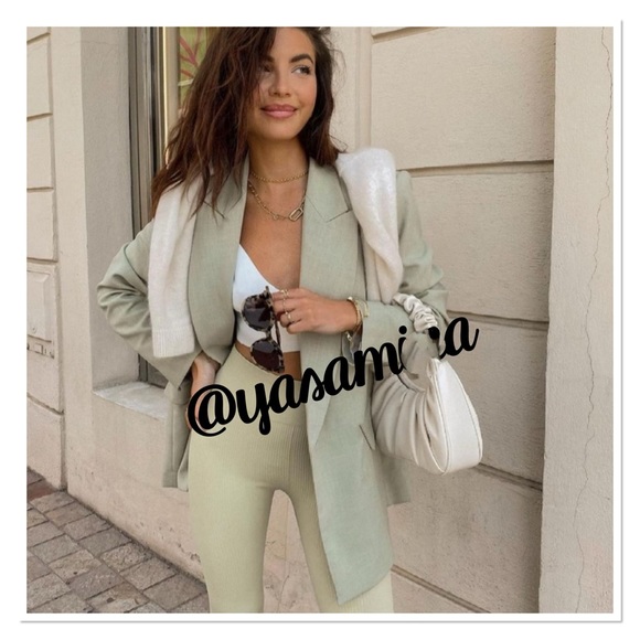 Zara oversized blazer with pants  bloggers fav - Picture 8 of 16